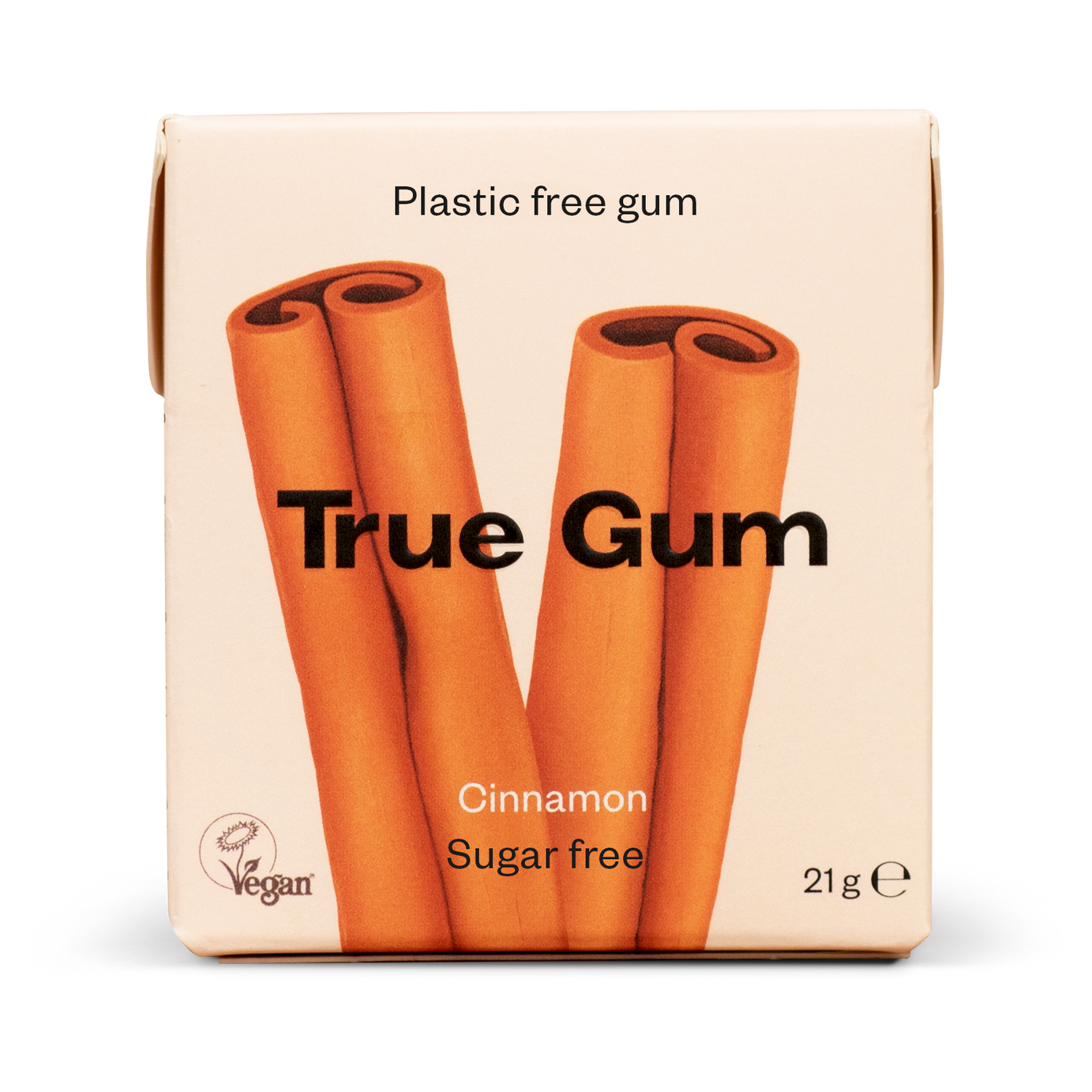 TrueGum Sugar free chewing gum Cinnamon