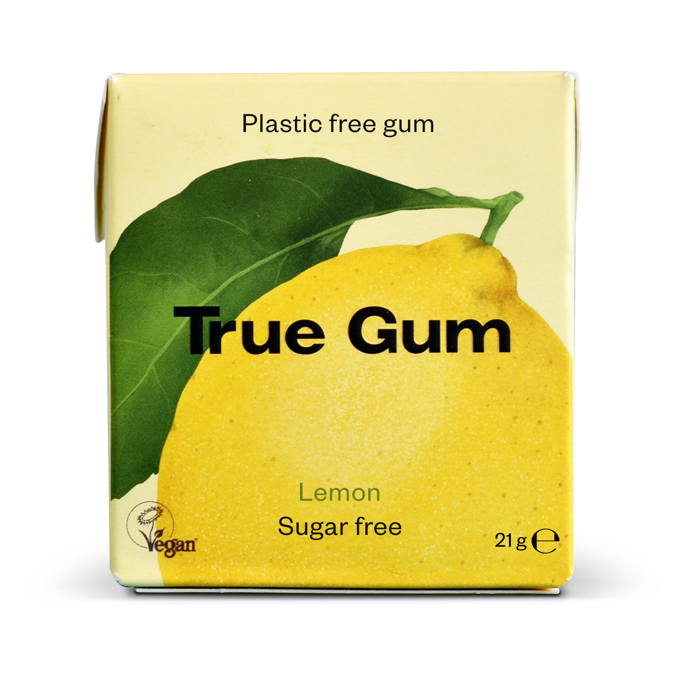 TrueGum Sugar free chewing gum Lemon